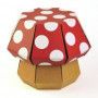 Tabouret Champignon Rouge à pois funnypaper - IkaIpaka Royan