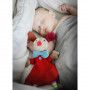 Magic Circus Doudou plat rouge Gustave Ebulobo Ikaipaka jeux &