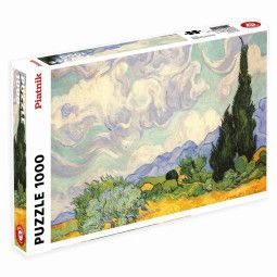Puzzle 1000 Van Gogh Les blés jaunes  Ikaipaka jeux & jouets
