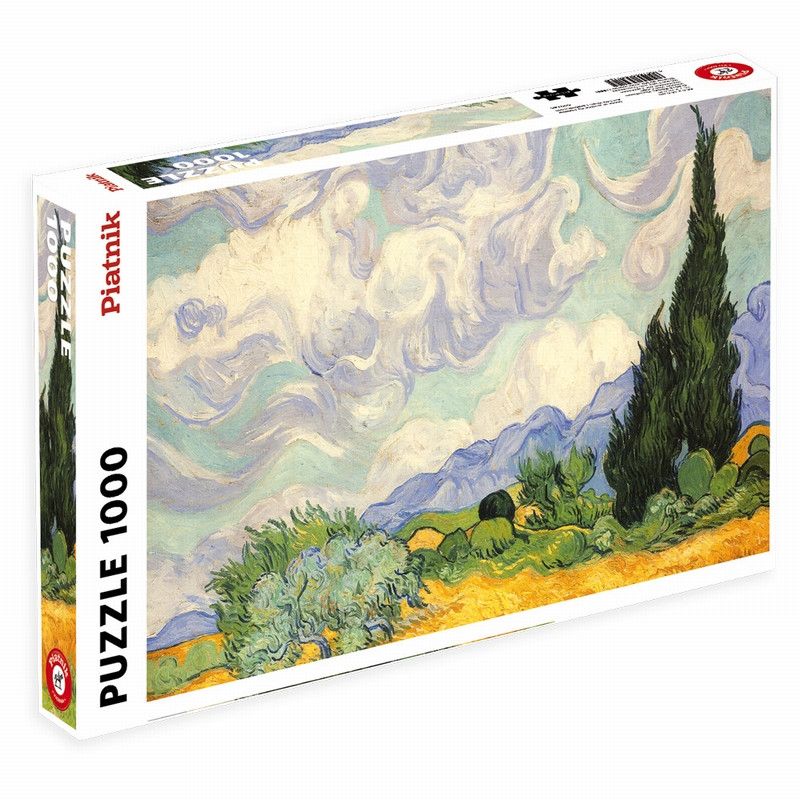 Puzzle 1000 Van Gogh Les blés jaunes  Ikaipaka jeux & jouets