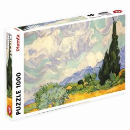 Puzzle 1000 Van Gogh Les blés jaunes  Ikaipaka jeux & jouets