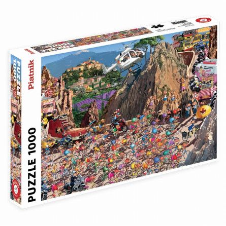 Puzzle 1000 Ruyer Tour de France  Ikaipaka jeux & jouets Royan