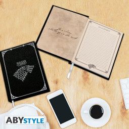 Notebook Game of Thrones Stark Abyss corp Ikaipaka jeux &
