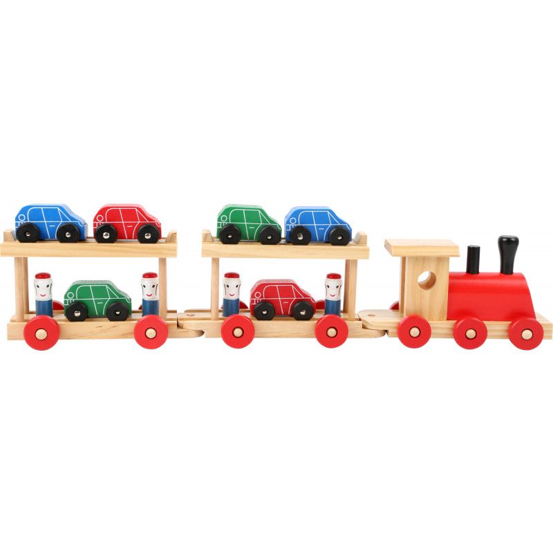 Train pour le transport des voitures  Ikaipaka jeux & jouets