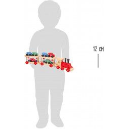 Train pour le transport des voitures  Ikaipaka jeux & jouets
