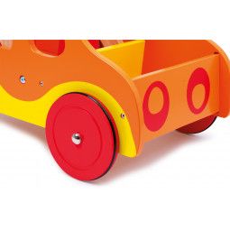 Chariot de marche Pompier  Ikaipaka jeux & jouets Royan