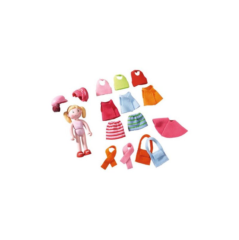 Little Friends - Feli avec vêtements et accessoires Haba