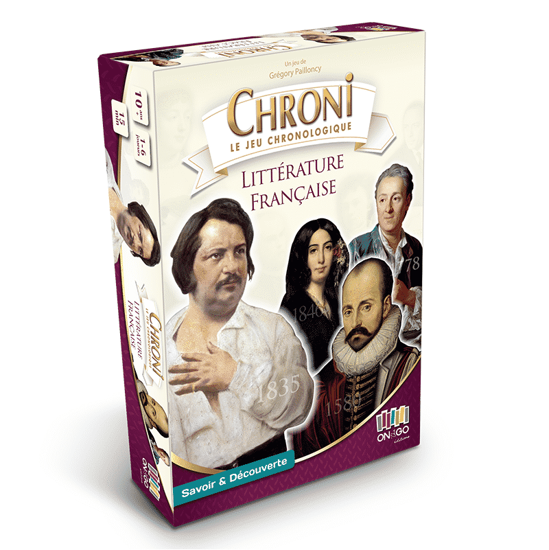 Chroni Littérature Française On the Go Editions Ikaipaka jeux &