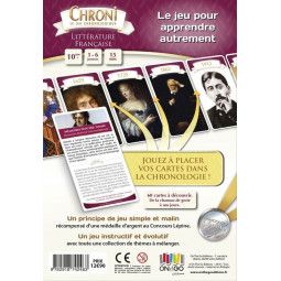 Chroni Littérature Française On the Go Editions Ikaipaka jeux &