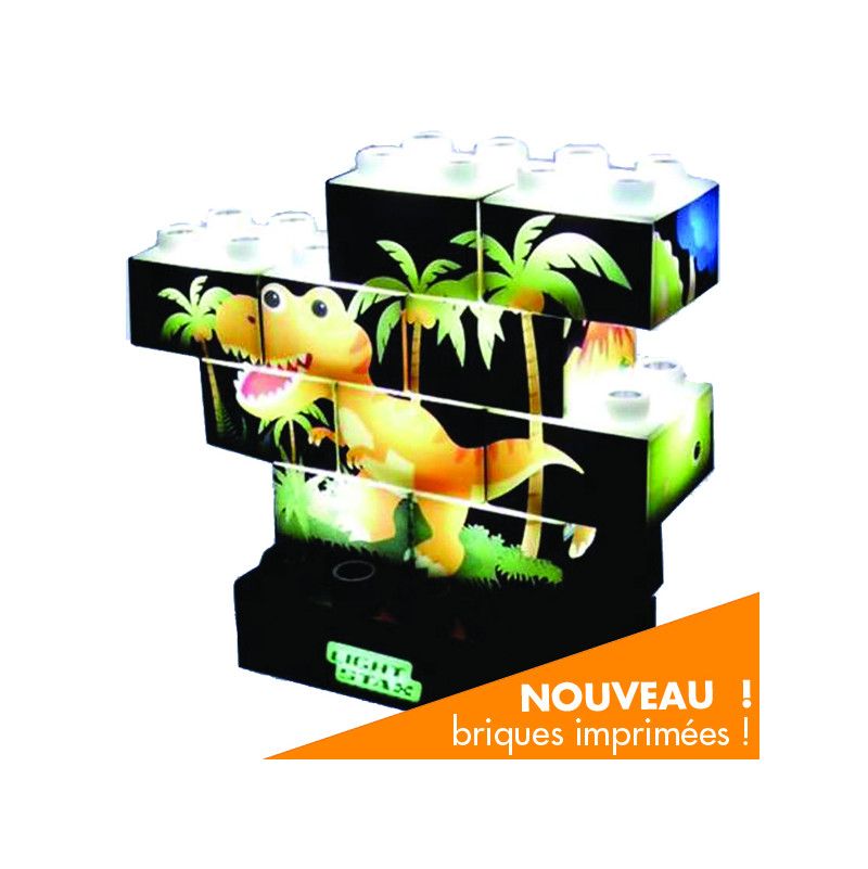 Light Stax Dinosaure Puzzle Lightstax Ikaipaka jeux & jouets