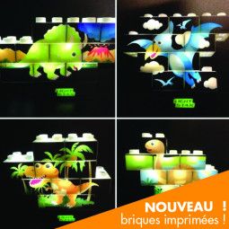 Light Stax Dinosaure Puzzle Lightstax Ikaipaka jeux & jouets