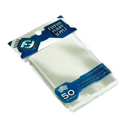 FFG: 50 sleeves Gris Standard (63,5 x 88 mm) protege carte