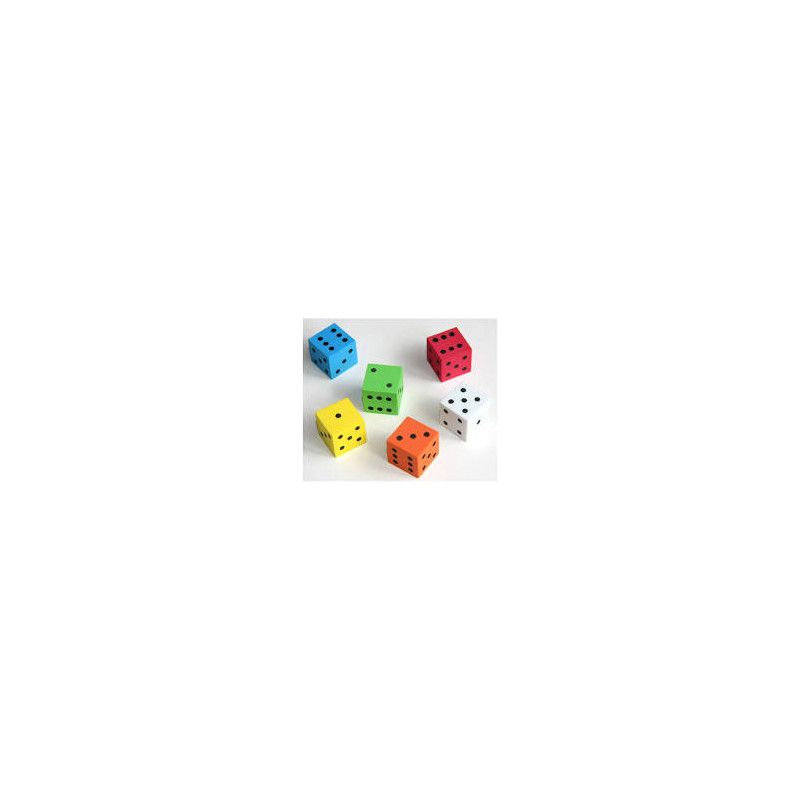 Dé D6 MOUSSE 25mm Iello Ikaipaka jeux & jouets Royan