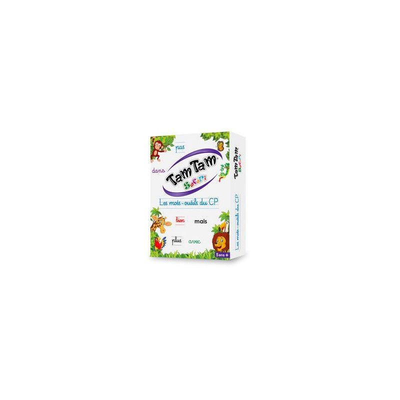 Tam tam safari Les mots d'outils du CP  Ikaipaka jeux & jouets