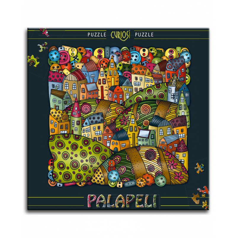 Puzzle Palapeli 210 Village de montagne Curiosi Ikaipaka jeux &