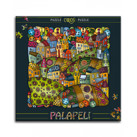 Puzzle Palapeli 210 Village de montagne Curiosi Ikaipaka jeux &