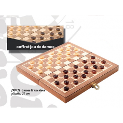 Jeu de Dames Françaises coffret Loisirs nouveaux Ikaipaka jeux