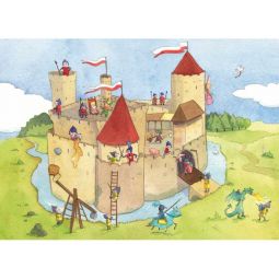Puzzle Michèle Wilson Enfant 24p Panique au château fort Puzzle
