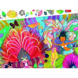 Puzzle Observation 200p Carnaval de Rio Djeco Ikaipaka jeux &