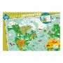 Puzzle Observation + livret 200p Le tour du monde Djeco