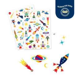 Tatouage -Tattoos - Space Oddity Djeco Ikaipaka jeux & jouets