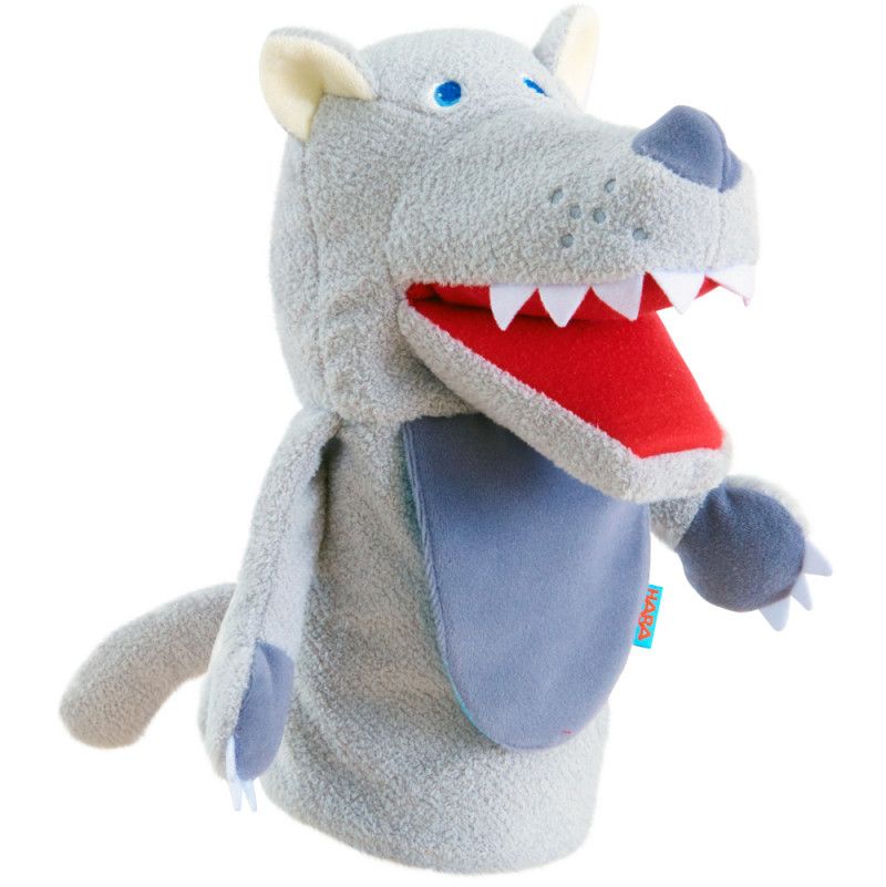 Marionnette Mange Tout Petit Loup Haba Ikaipaka jeux & jouets