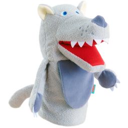 Marionnette Mange Tout Petit Loup Haba Ikaipaka jeux & jouets