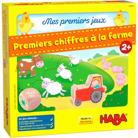 Premiers chiffres A la ferme! Haba Ikaipaka jeux & jouets Royan