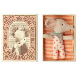 Baby Mousse sleepy/wakey in box Girl Maïleg Maileg Ikaipaka