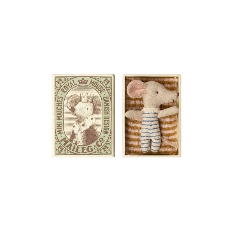Baby mousse Sleepy/wakey in box Boy Maïleg Maileg Ikaipaka jeux