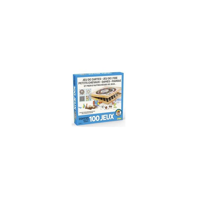 Coffret jeux en bois (100 jeux) Cartamundi Ikaipaka jeux &