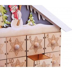 Calendrier de l'Avent Bonhomme de Neige Legler Ikaipaka jeux &