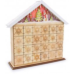 Calendrier de l'Avent Bonhomme de Neige Legler Ikaipaka jeux &