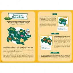 A la découverte de la carte de France AUZOU Ikaipaka jeux &