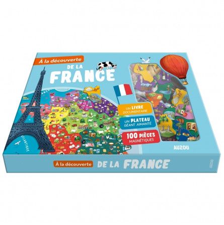 A la découverte de la carte de France AUZOU Ikaipaka jeux &