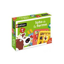 Loto la ferme Nathan Ikaipaka jeux & jouets Royan