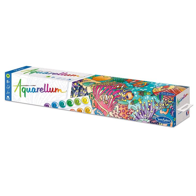Aquarellum Géant Fonds coralliens Sentosphere Ikaipaka jeux &