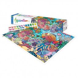 Aquarellum Géant Fonds coralliens Sentosphere Ikaipaka jeux &