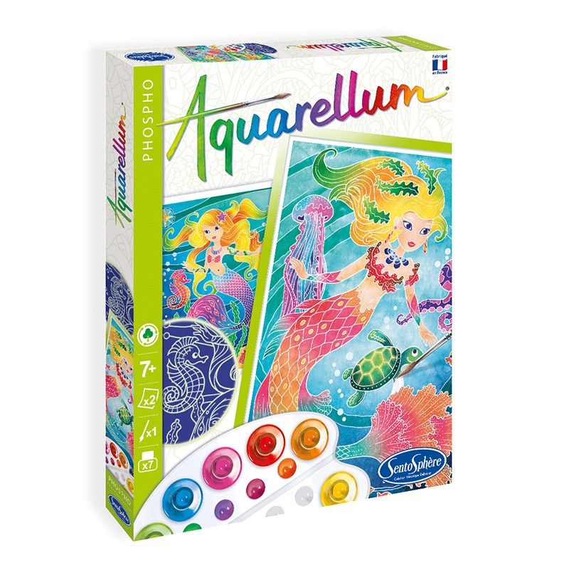 Aquarellum Phospho Sirènes Sentosphere Ikaipaka jeux & jouets