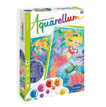 Aquarellum Phospho Sirènes Sentosphere Ikaipaka jeux & jouets