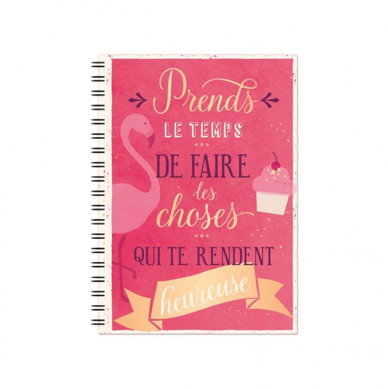 Bloc-notes A6 "Prends le temps..." ART GRAFIK International
