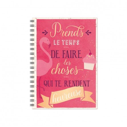 Bloc-notes A6 "Prends le temps..." ART GRAFIK International