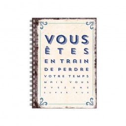 Bloc-notes A6 "Vous êtes en train..." ART GRAFIK International