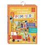 Ma Première pochette d'Aimants Pompiers - IkaIpaka Royan