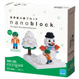 Nanoblock Jouer dans la neige nanoblock Ikaipaka jeux & jouets