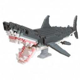 Nanoblock Grand Requin Blanc nanoblock Ikaipaka jeux & jouets