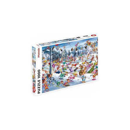 Puzzle 1000 Ruyer - Ski de Noel Piatnik Ikaipaka jeux & jouets