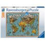 Puzzle 500 Mappemonde de Papillons Ravensburger Ikaipaka jeux &