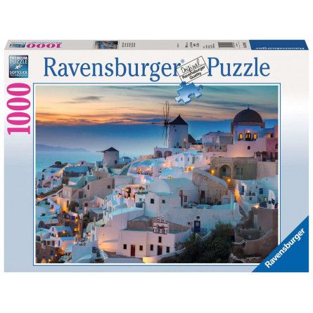 Puzzle 1000 Santorini Ravensburger Ikaipaka jeux & jouets Royan