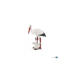 Cigogne et son bébé Papo - IkaIpaka Royan